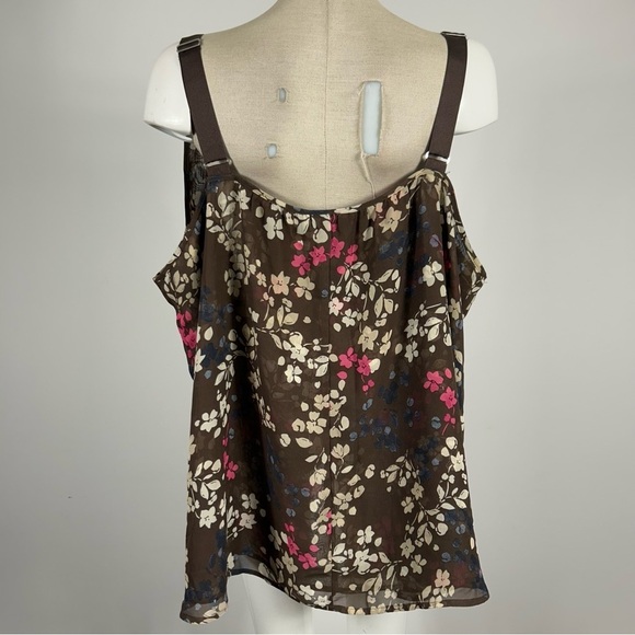 ❤️ Lane Bryant floral flowy camisole Top 26 - Picture 5 of 11